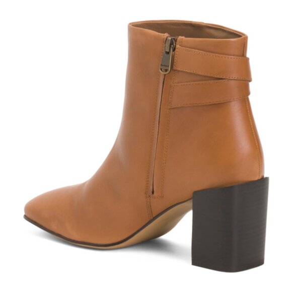 BARBOUR Leather Piper Heeled Booties - Picture 2 of 3